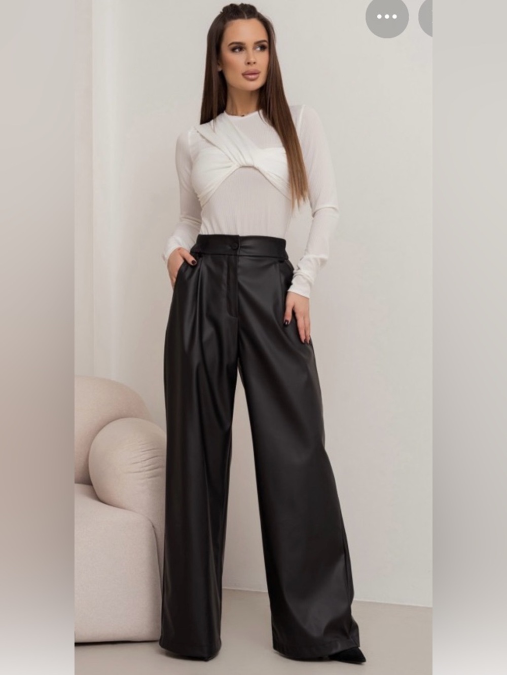 Classic Wide-Leg Women's Pants